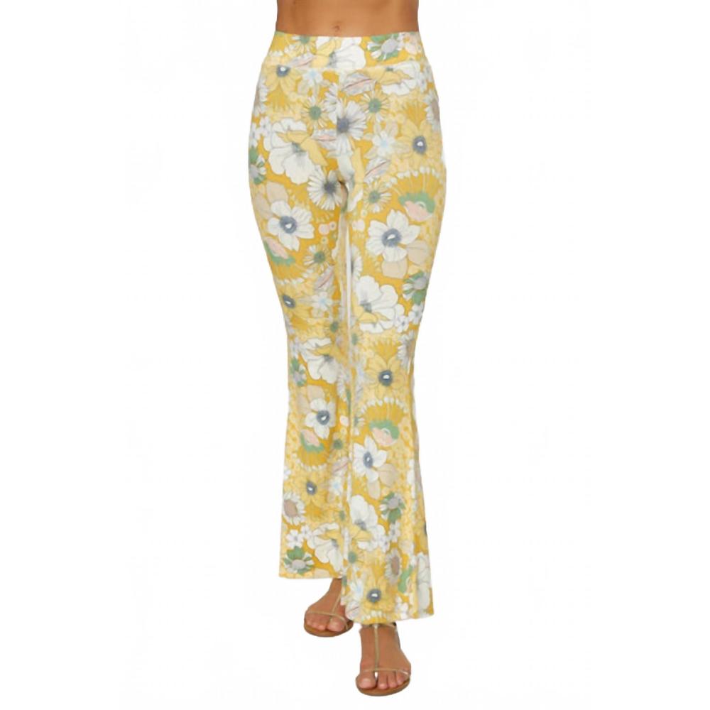 NEW O'NEILL daisy belle floral pants in mimosa